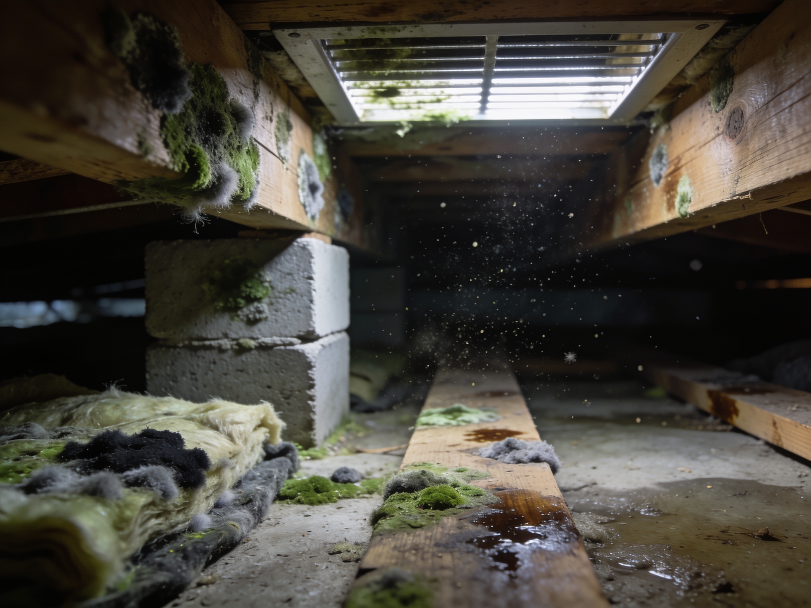 Common Hidden Mold Spots in Orlando Crawl Spaces